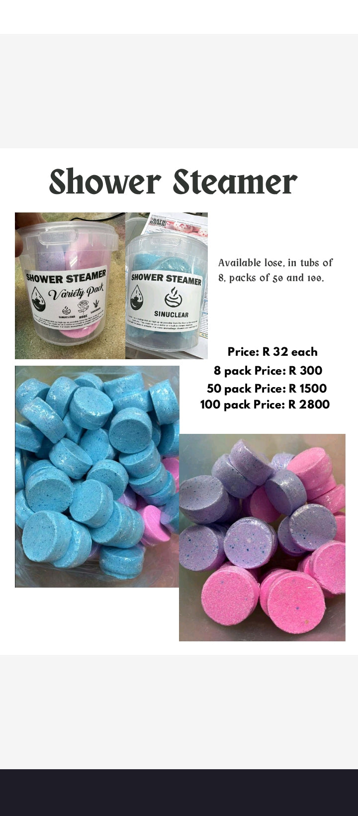 Shower Steamer Tablets